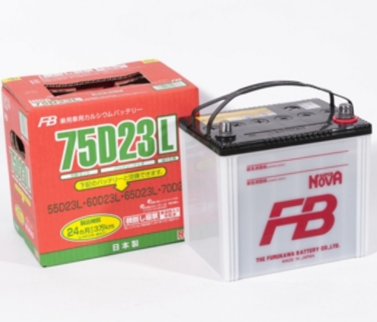 АКБ FB SUPER NOVA 75D23L/R 65 Ah 620А (25г)
