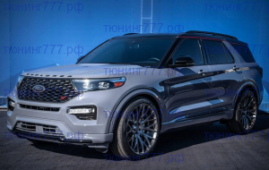 Юбка переднего бампера, стиль ST для Explorer 6