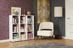 Стеллаж 2 (ш1038*г280*в1056мм) Белый