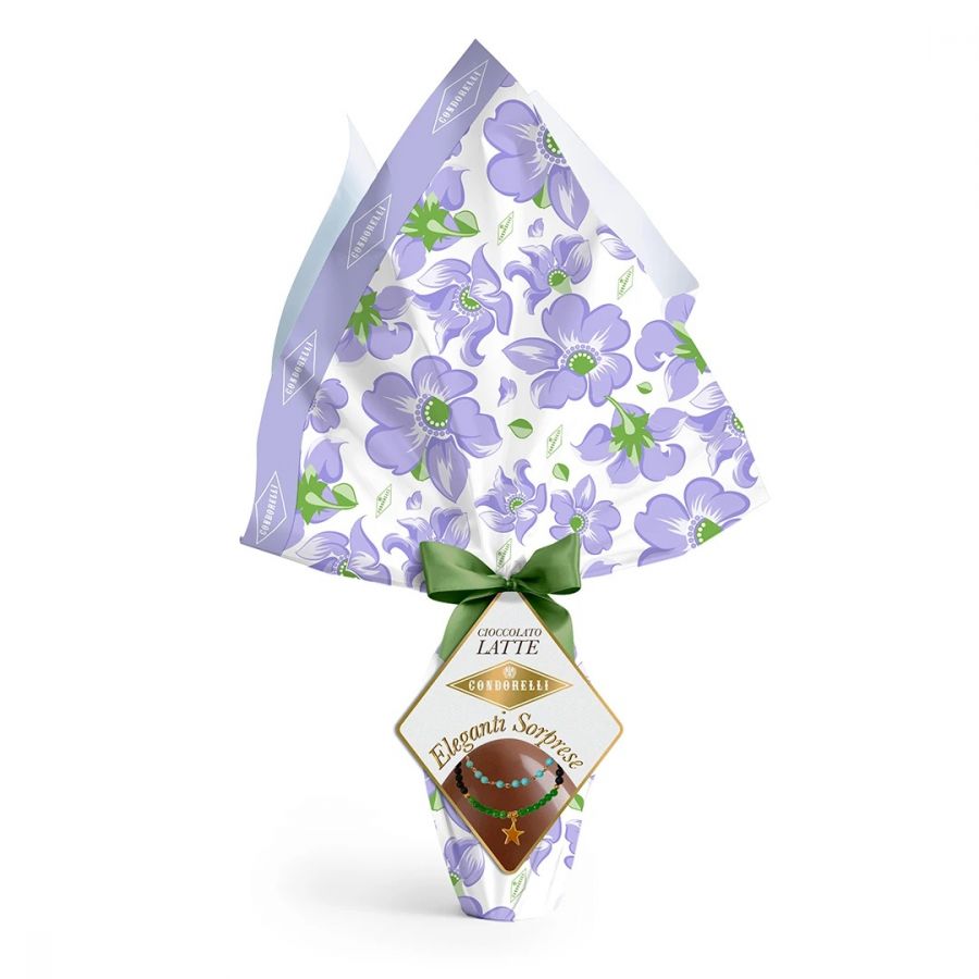 Яйцо шоколадное с сюрпризом, Condorelli, 350 г, Uovo di cioccolato al latte flora 350 g