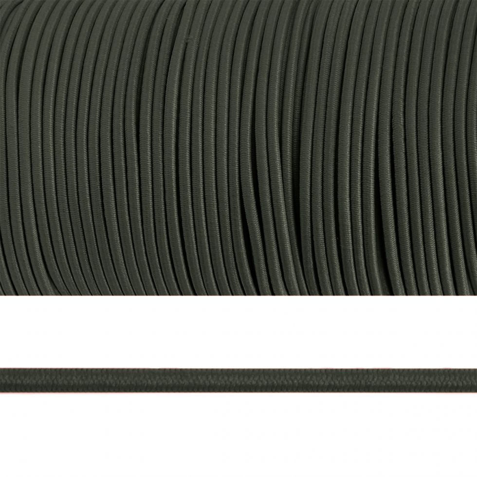 Резинка шляпная эластичный шнур круглый Хаки разные диаметры (TBY-Шл.F328)