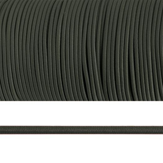 Резинка шляпная эластичный шнур круглый Хаки разные диаметры (TBY-Шл.F328)