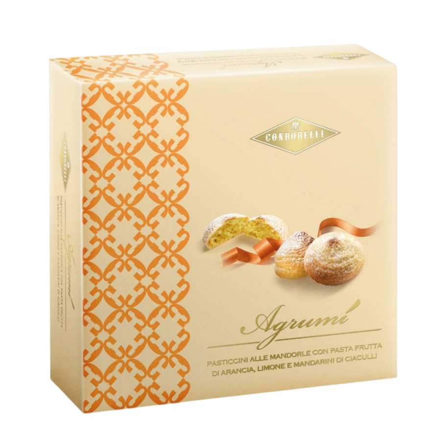 Печенье мягкое цитрусовое ассорти, Condorelli, 250 г, Agrumi Assortiti 250 g