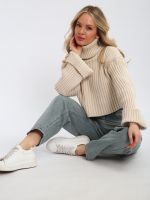 Джинсы женские Арт. 85205 [серо-голубой/джинс]