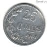 Люксембург 25 сантимов 1963