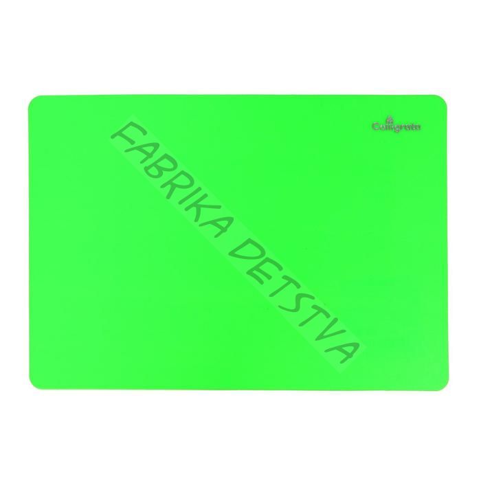 Доска для лепки пластиковая А4, Calligrata TOP «Яркое творчество», неон зелёный