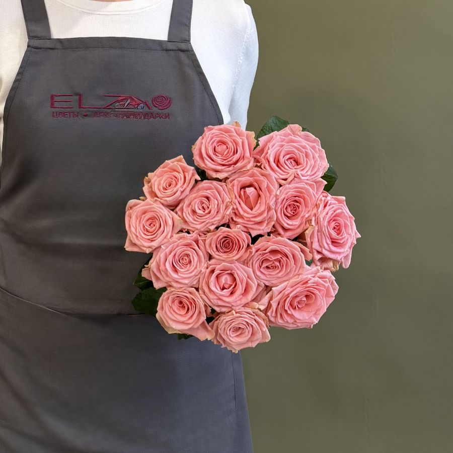 НОВИНКА! Розы нежно-розовые 60см (от 15шт.)