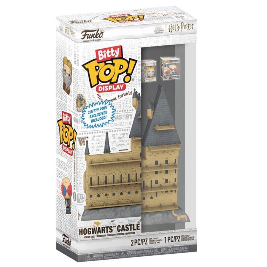 Набор Funko Bitty POP! Display Harry Potter Hogwarts Castle +2 Bitty POP