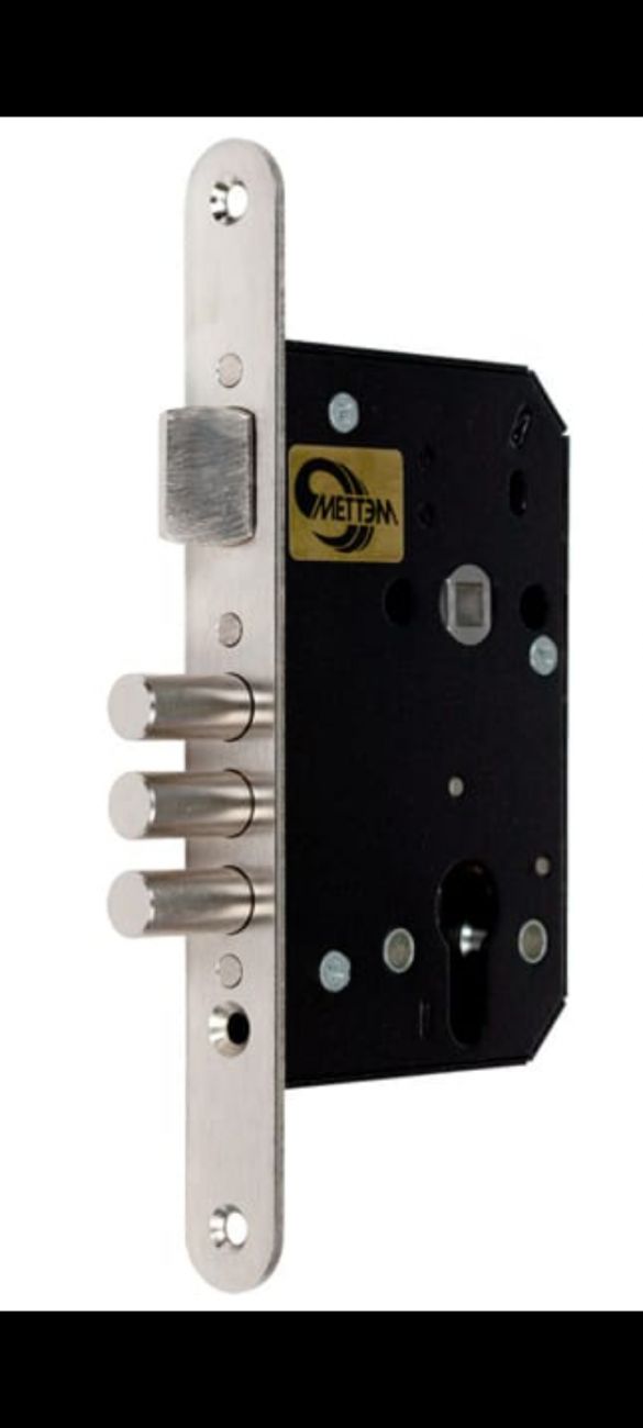Корпус Mettem (Меттэм) врезного замка с защёлкой ЗВ4 402.0.0