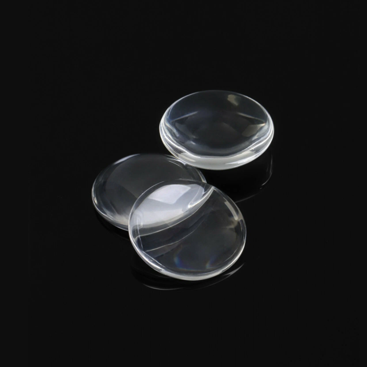 Кабошон "фишка" ПУСТОЙ (основа для кабошона)  круглый стекло Разные размеры (МТ-10010)