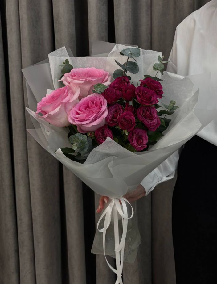 Букет из роз "Любовь с первого взгляда"