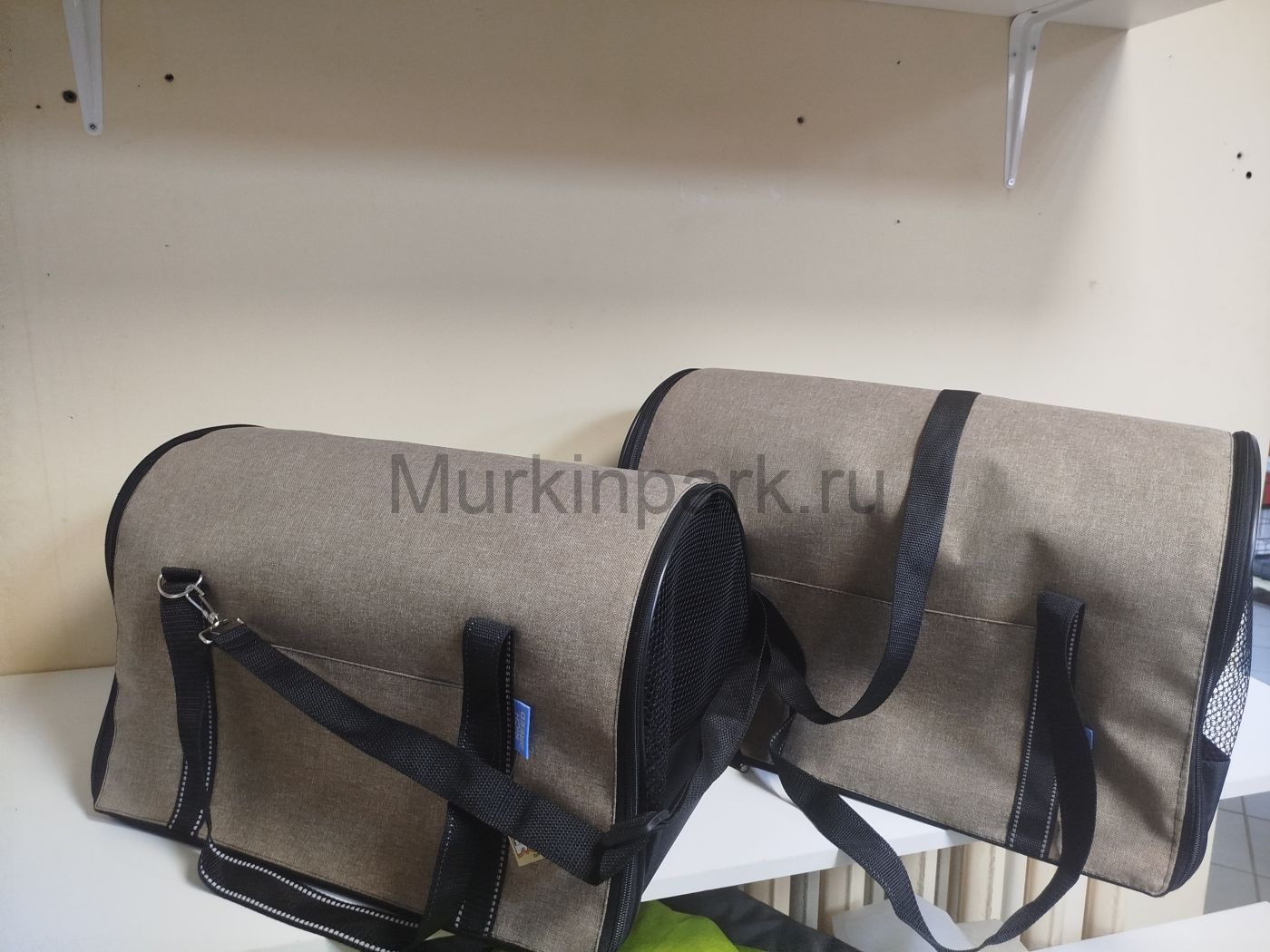 Сумка-переноска складная бежевая