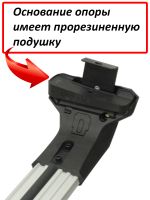 Багажник на крышу Lada Iskra sedan, Lux City (без выступов), с замком, серебристые крыловидные дуги