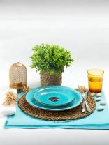 Тарелка суповая, керамика, 21 см, круглая, Laguna, Domenik, DM6002/DM6002-1