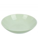 Тарелка суповая, стеклокерамика, 20 см, круглая, Diwali Paradise Green, Luminarc, V5840, зеленая