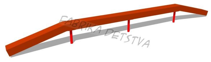 Бум Бревно 2,0 с двумя заходами 15°