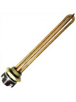 Тэн для водонагревателя универсальный, медь, 2 кВт, R42 мм, под анод, М6, RDT, термостат, 20 A, 70 градусов, C50302