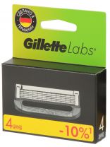 Сменные кассеты для бритв Gillette, Labs, для мужчин, 4 шт