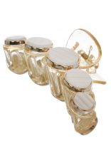 Заколка 10 см, пластик, с перламутровыми вставками, A110109