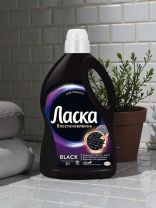 Гель для стирки Ласка, 3 л, для темного белья, Эффект восстановления