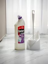 Набор чистящее средство для сантехники 1.5 л, ерш для туалета, Sanfor