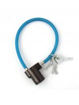 Замок велосипедный тросовый, Зенит, ВЗТ 1.01, 342 мм, синий, 00-00000420