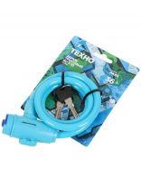 Замок велосипедный тросовый, Авангард, Техно, 1000 мм, ВС-Т10, аква, 7324