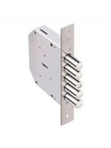 Замок врезной Эльбор, 1.06.01.5.5 Гранит, 5257, без ручки, сувальдный