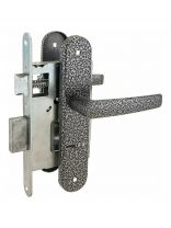 Замок врезной Птимаш, ЗВ9-4.08 (ЗВ9), 10 730, ручка в комплекте, сувальдный, универсальный, серебро