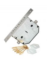 Замок врезной КЛАСС - GSSM-002, 19098, без ручки, сувальдный, универсальный, хром