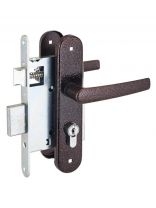 Замок врезной Птимаш, ЗВ4-1.55/ЗВ4-3.08, 8836, ручка в комплекте, цилиндровый, универсальный, медный