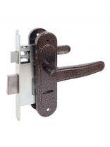 Замок врезной Птимаш, ЗВ9-4.03, 14483, ручка в комплекте, цилиндровый, медь