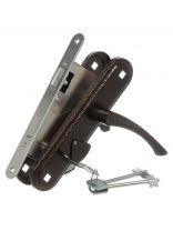 Замок врезной Омега, ЗВ9.2-01, 00-00002469, ручка в комплекте, сувальдный, медь