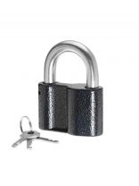 Замок навесной Абсолют, ВС2А, БП-00017678, дисковый, серый, 81 мм, 3 ключа