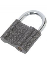 Замок навесной Trodos, ВС-HZ4-70 Box, 210016, цилиндровый, серый, 3 ключа