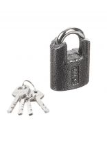 Замок навесной Аллюр, ВС2Ч-501, 1 397, коробка, дисковый, серый, 52 мм, 4 ключа