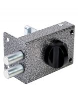 Замок накладной дверной, Омега, ЗН1 2Р, 00-00000626, серебро