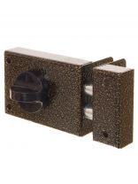 Замок накладной дверной, Омега, ЗН1 2Р, 00-00000624, бронза