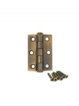 Петля врезная для деревянных дверей, Avers, 60х40х1.75 мм, AB, 19051, универсальный, бронза