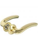 Ручка дверная Apecs, Megapolis Seoul H-0826-A-GMG, 00022696, золото, матовое золото, алюминий