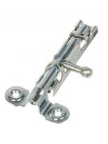 Задвижка дверная пустотельный ригель, Кунгур, 60 мм, 3Т1, 3 223, серебреная