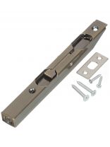 Шпингалет торцевой, ригель круглый, Trodos, 160 мм, 205046, бронза