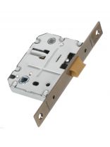 Защелка врезная, Code Deco, 5600-P-WC-AB, 00034064, язычок пластиковый, с фиксатором, бронза