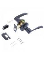 Защелка врезная, Стандарт, 8901 PS BL, 13392, пустая, черная