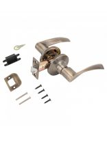 Защелка врезная, Стандарт, 8901 PS AB, 10139, пустая, бронза