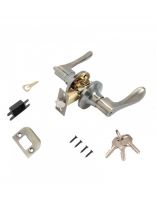 Защелка врезная, Стандарт, 8531 ET AB, 13396, с фиксатором, с ключом, бронза