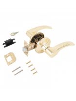 Защелка врезная, Стандарт, 8510 PS PB, 10149, пустая, золото