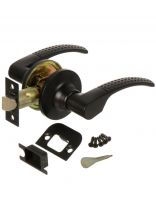 Защелка врезная, Стандарт, 8510 PS BL, 13395, пустая, черная