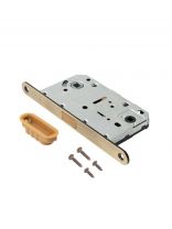 Защелка врезная, Code Deco, 5300-MC-WC-AB, 31290, язычок пластиковый, с фиксатором, бронза