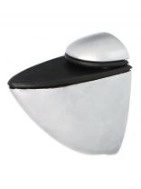 Полкодержатель средний, матовый хром, Пеликан, 116720